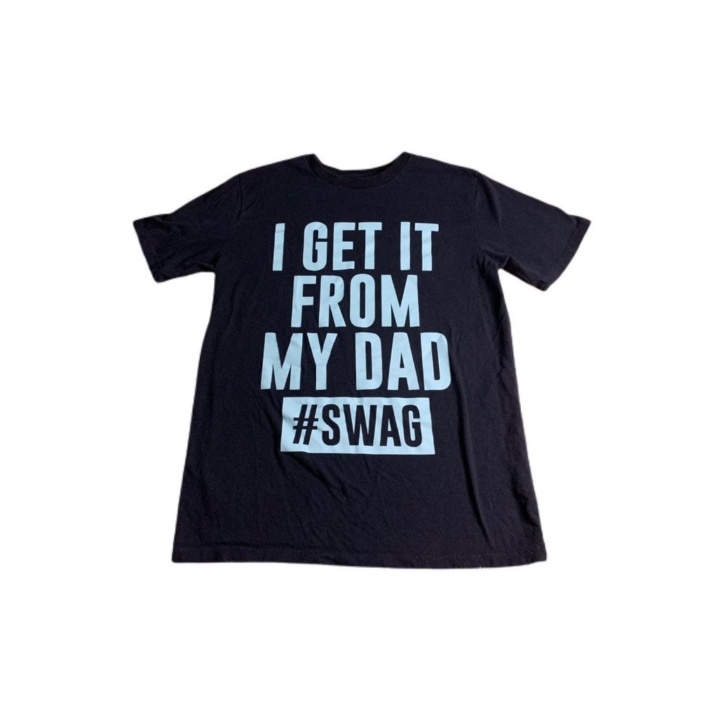 Childrens Place Boys Black Graphic Tshirt Large